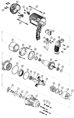 Part Location Diagram of 5140187-51 DeWALT TERMINAL BLOCK